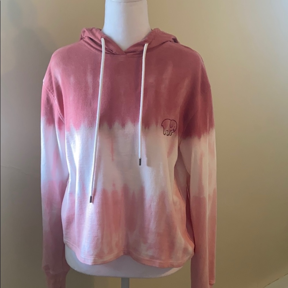 Ivory Ella ombré hoodie